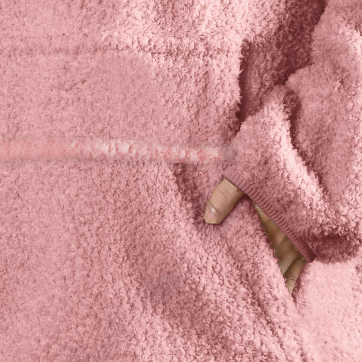 Tirrinia Oversized Wearable Blanket Hoodie, Sherpa Fleece Home Blanket Sweatshirt, Cozy and Warm Blanket with Sleeves, the best gift for men and women.