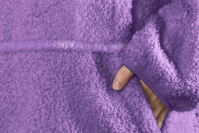 Tirrinia Oversized Wearable Blanket Hoodie, Sherpa Fleece Home Blanket Sweatshirt, Cozy and Warm Blanket with Sleeves, the best gift for men and women.