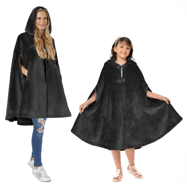 Hooded Cape Wearable Blanket for Summer