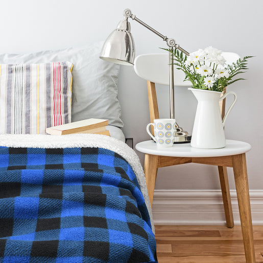Buffalo Plaid Sherpa Throw Blanket product image 8