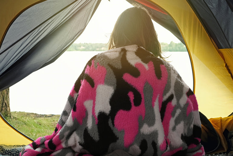 Camo Sherpa Summer Throw Blanket product image 16