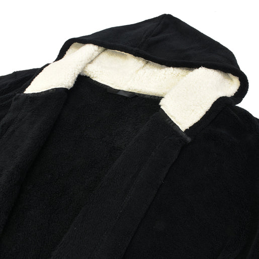 Tirrinia Long Sherpa Robe Hooded with pocket for Women After Shower product image 19