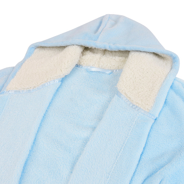 Tirrinia Long Sherpa Robe Hooded with pocket for Women After Shower product image 24