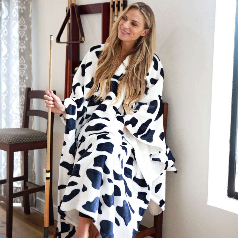 Sherpa Wearable Blanket Poncho Pattern