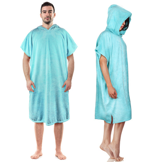 Tirrinia Unisex Beach Changing Towel With Hood for Summer detail view