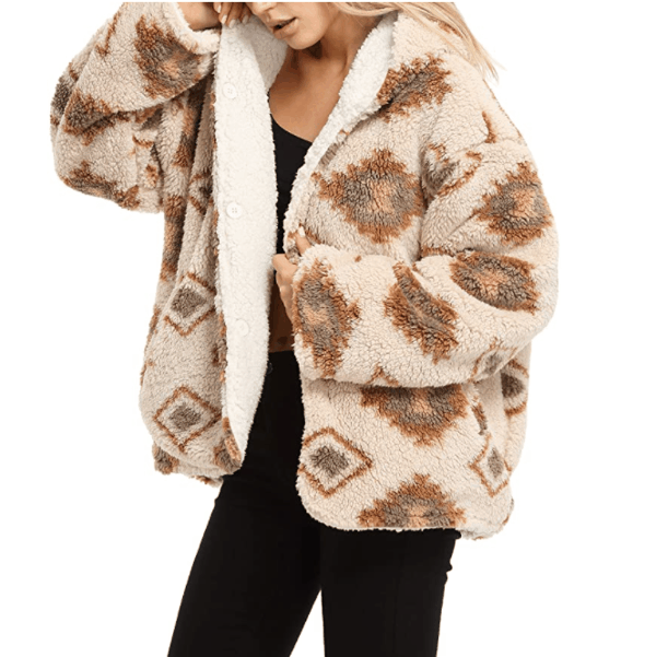 Reversible Sherpa Hooded Jacket