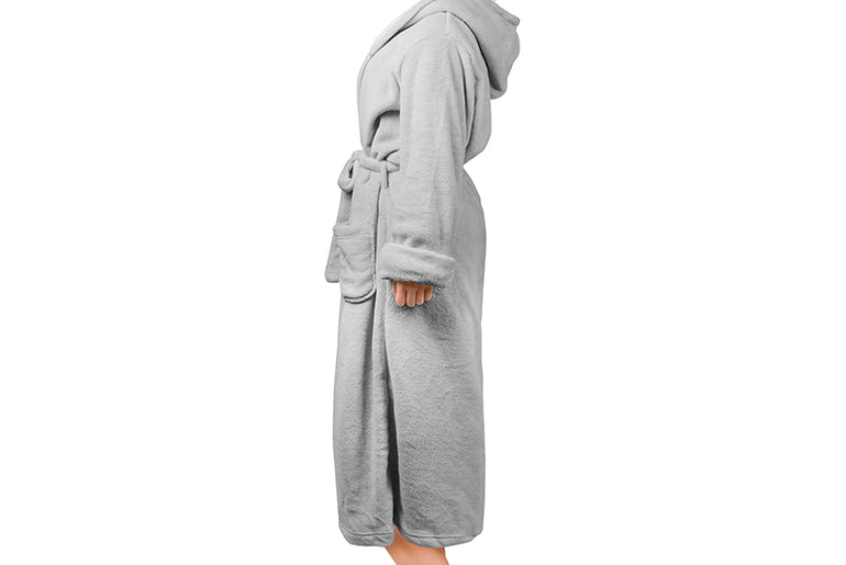 Tirrinia Long Sherpa Robe Hooded with pocket for Women After Shower product image 6