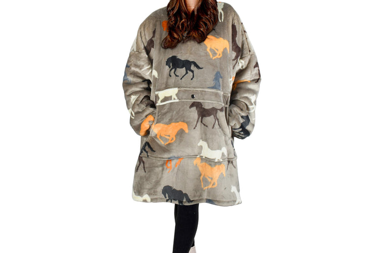 Outdoor Patterns Oversized Hoodie Blanket detail view