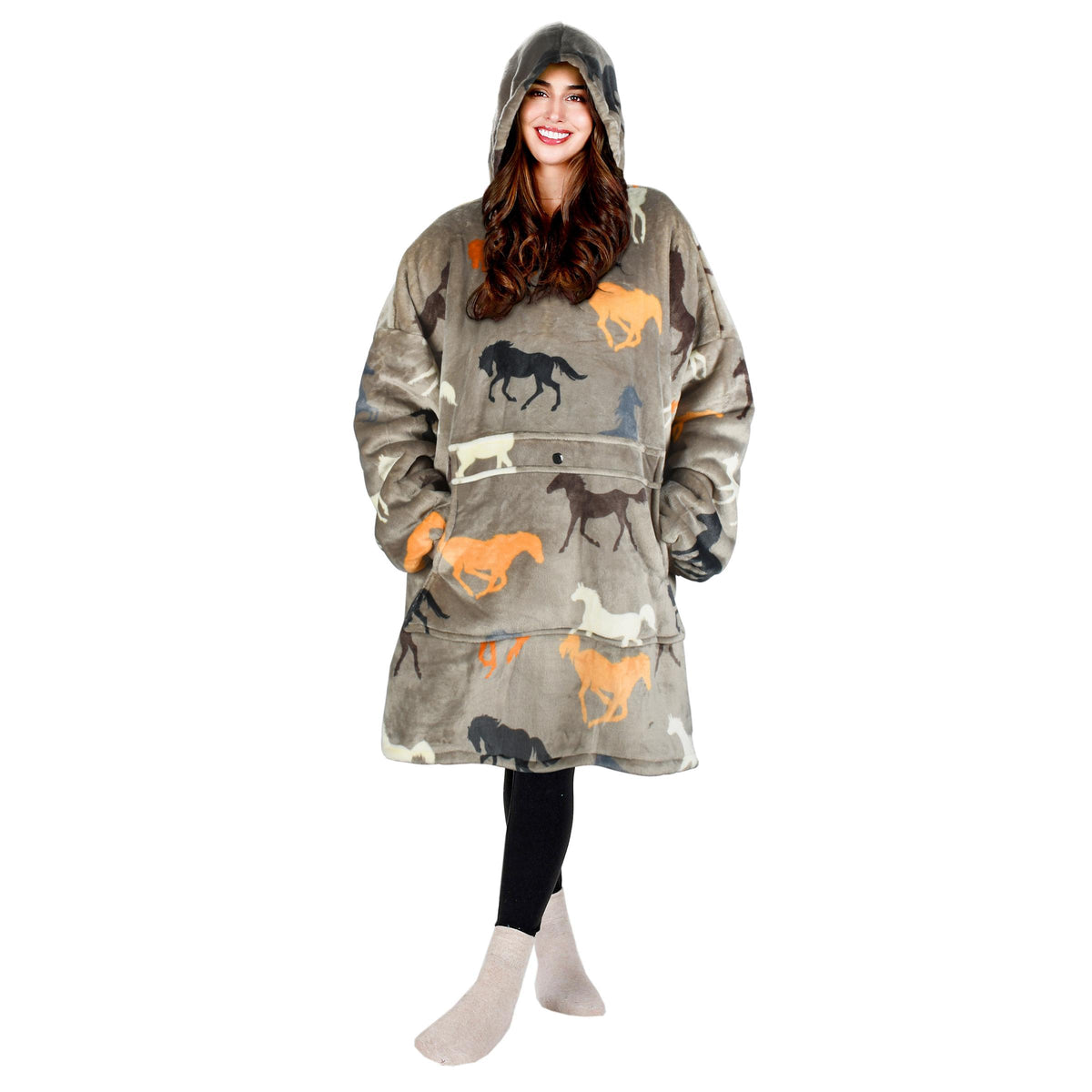 Outdoor Patterns Oversized Hoodie Blanket detail view