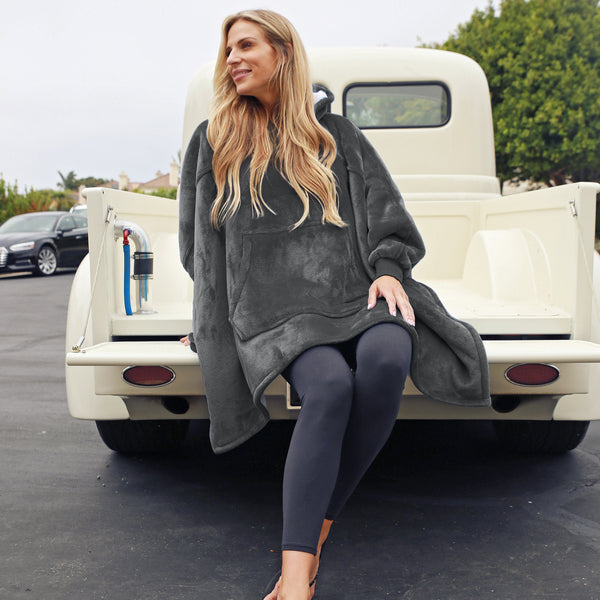 Sherpa Batwing Sleeve Blanket Sweatshirt product image 7