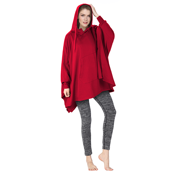 Thin Batwing Sleeve Blanket Sweatshirt for All Seasons Thin style
