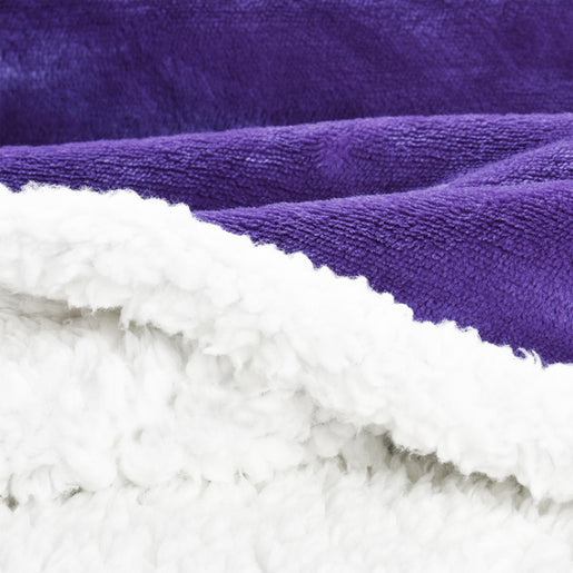 Sherpa Wearable Blanket Light Color side view