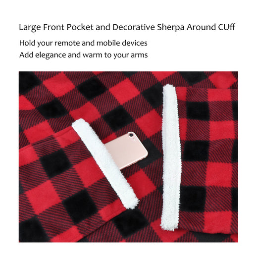 Sherpa Wearable Blanket Pattern