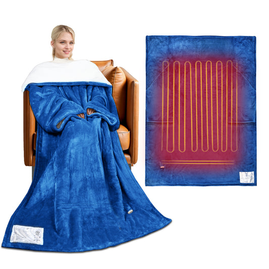 Tirrinia Electric Heated Wearable Blanket