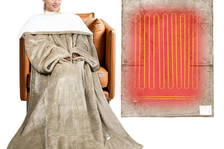 Tirrinia Electric Heated Wearable Blanket