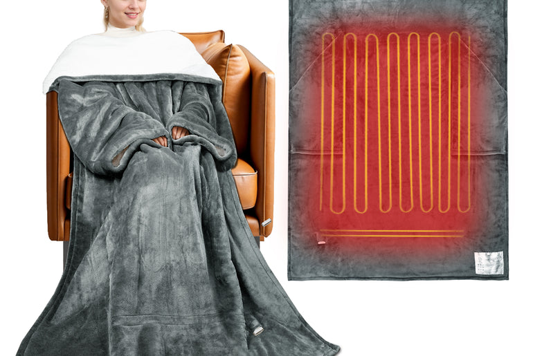 Tirrinia Electric Heated Wearable Blanket