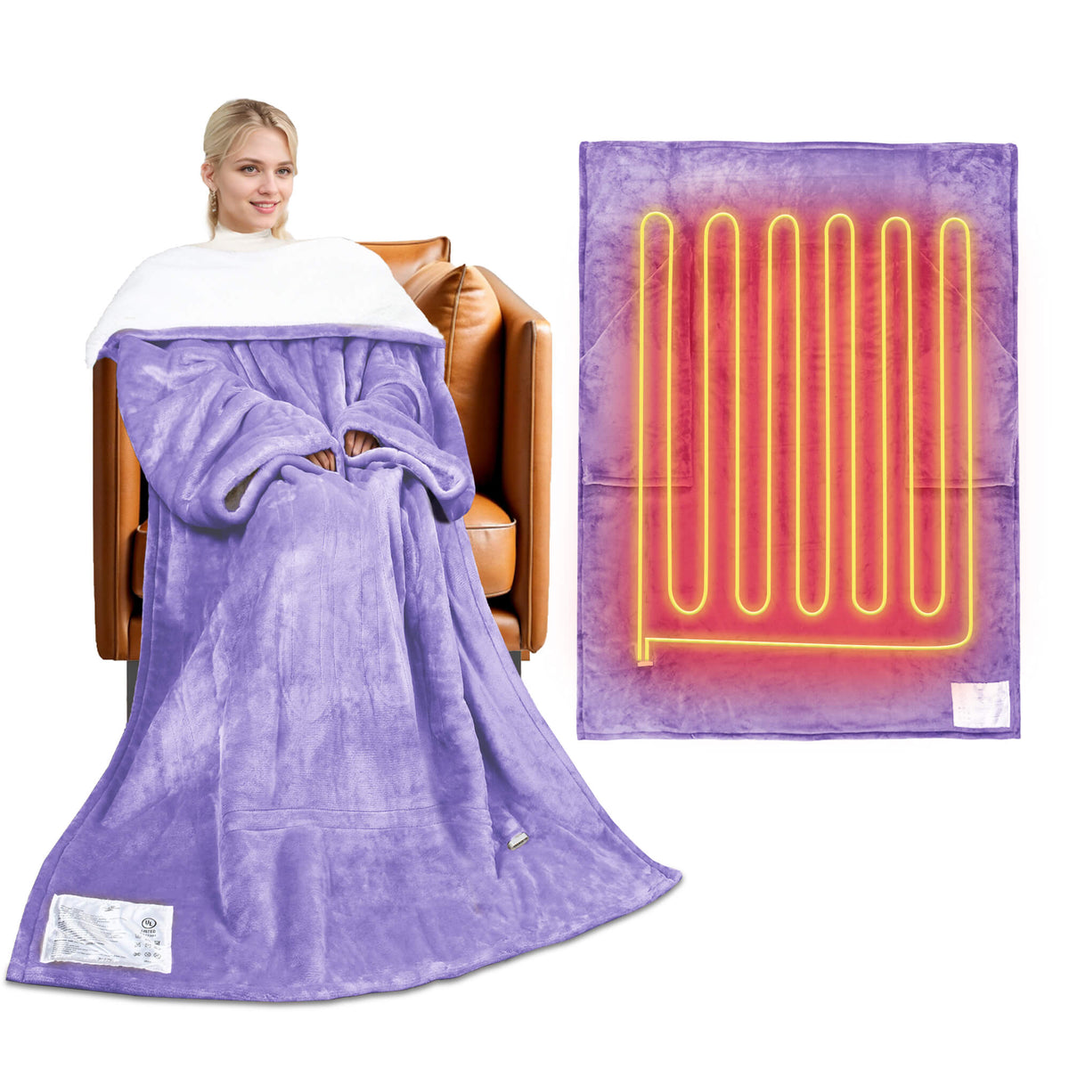 Tirrinia Electric Heated Wearable Blanket