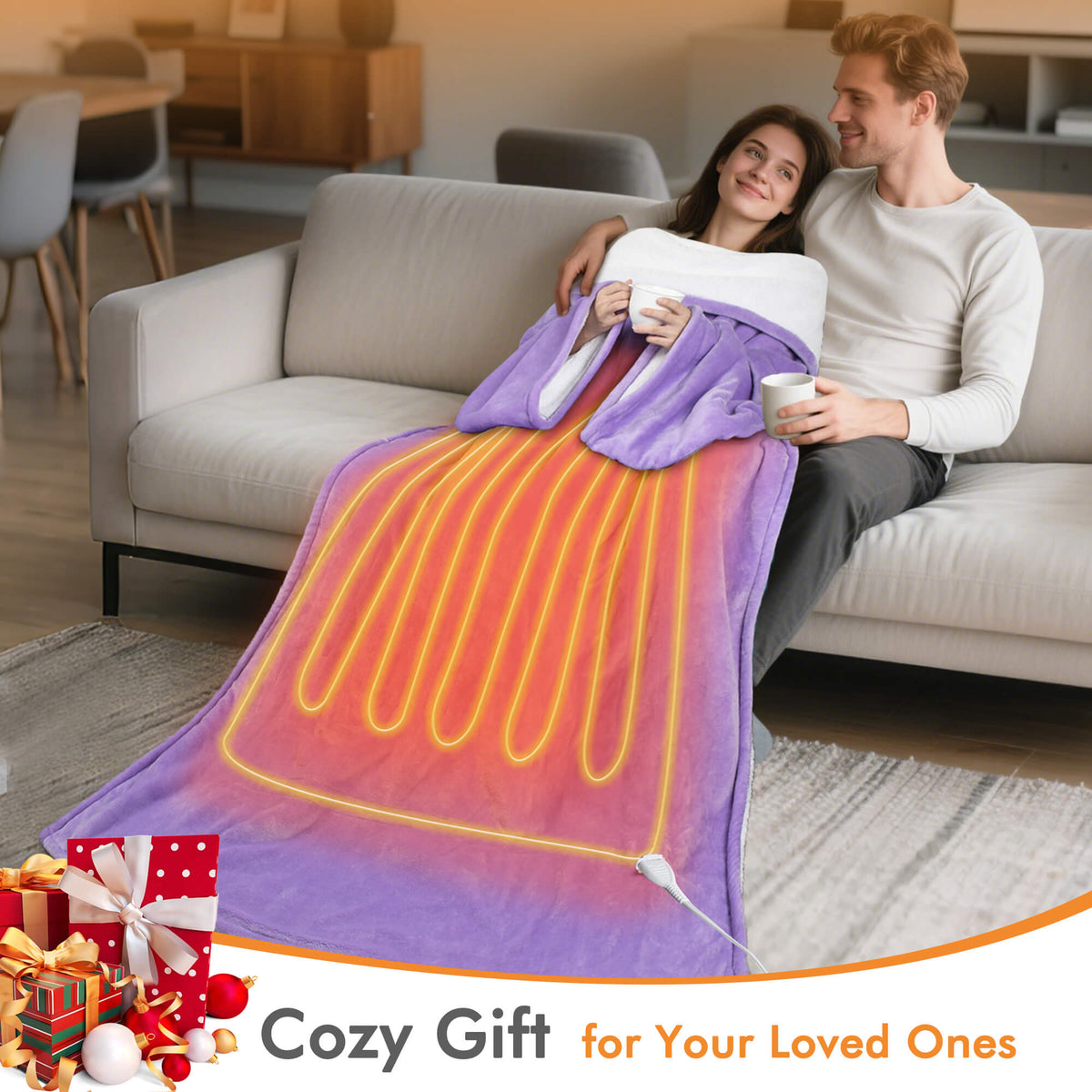Tirrinia Electric Heated Wearable Blanket