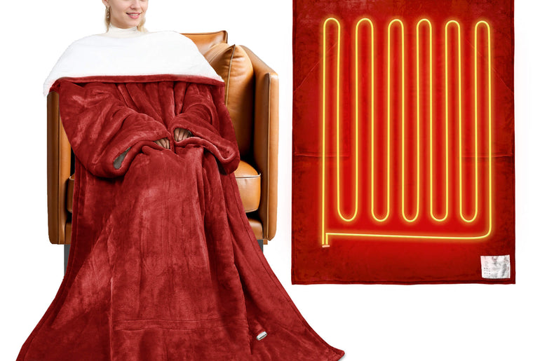 Tirrinia Electric Heated Wearable Blanket