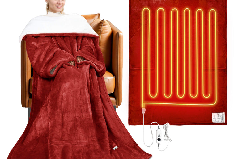 Tirrinia Electric Heated Wearable Blanket