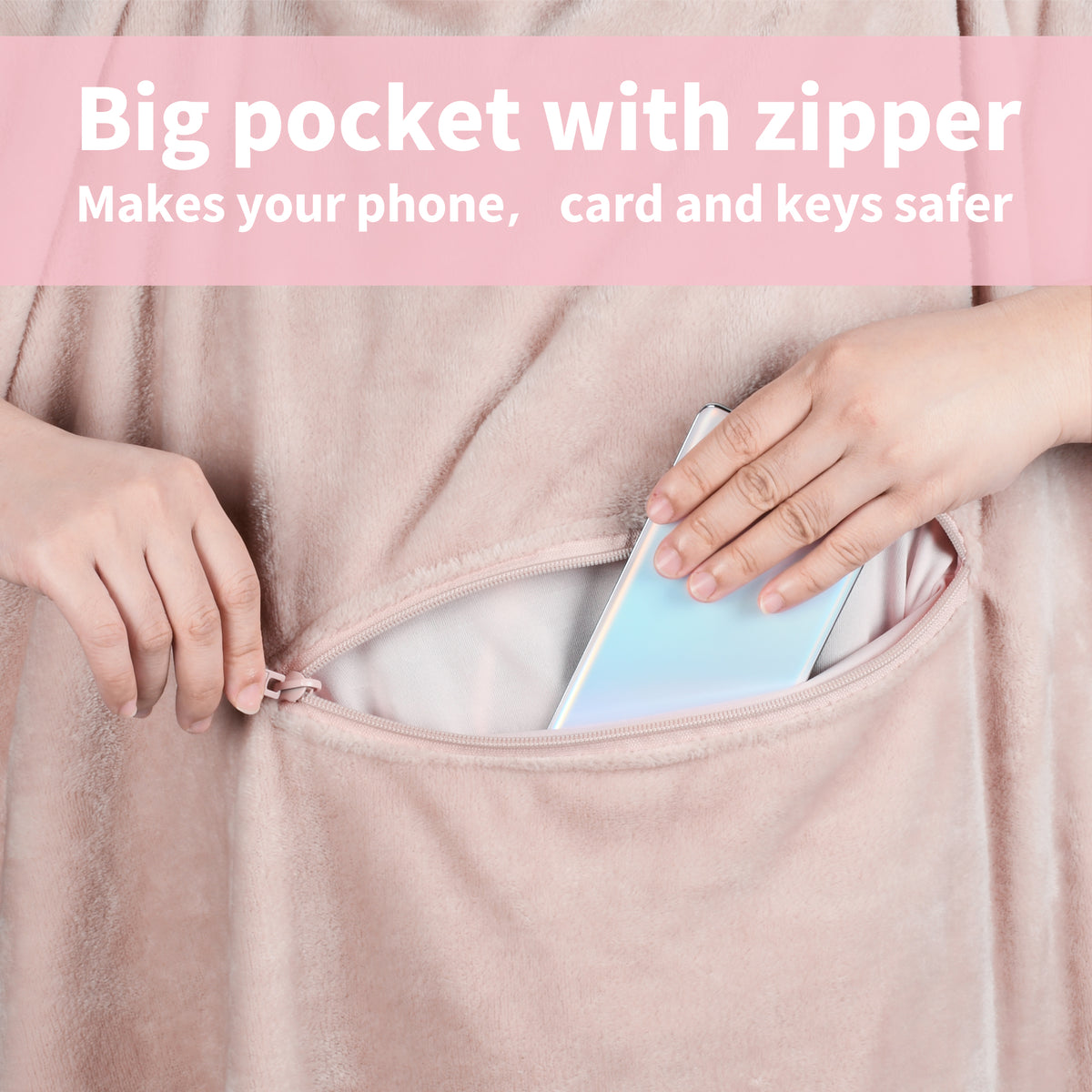 Fleece Travel Blanket Packable school style
