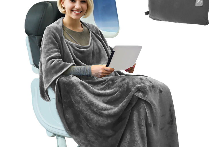Fleece Travel Blanket Packable - Home Supplies -> Bathroom Supplies -> Towels product photo