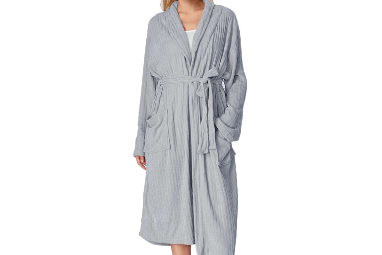 Catalonia by Tirrinia Grey Lightweight Chenille Womens Robes